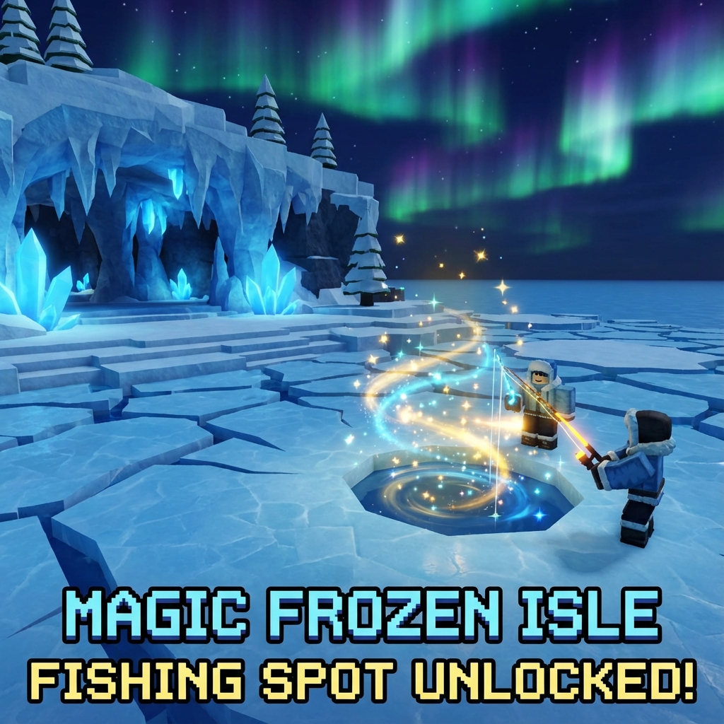 Snowcap Island Fishing Location - Santa's Quest